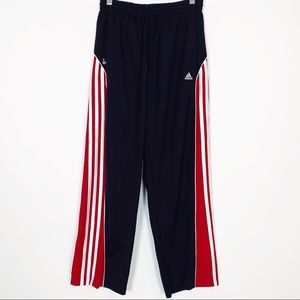 Adidas Large Clima365 Track Pants 3 Stripe Black